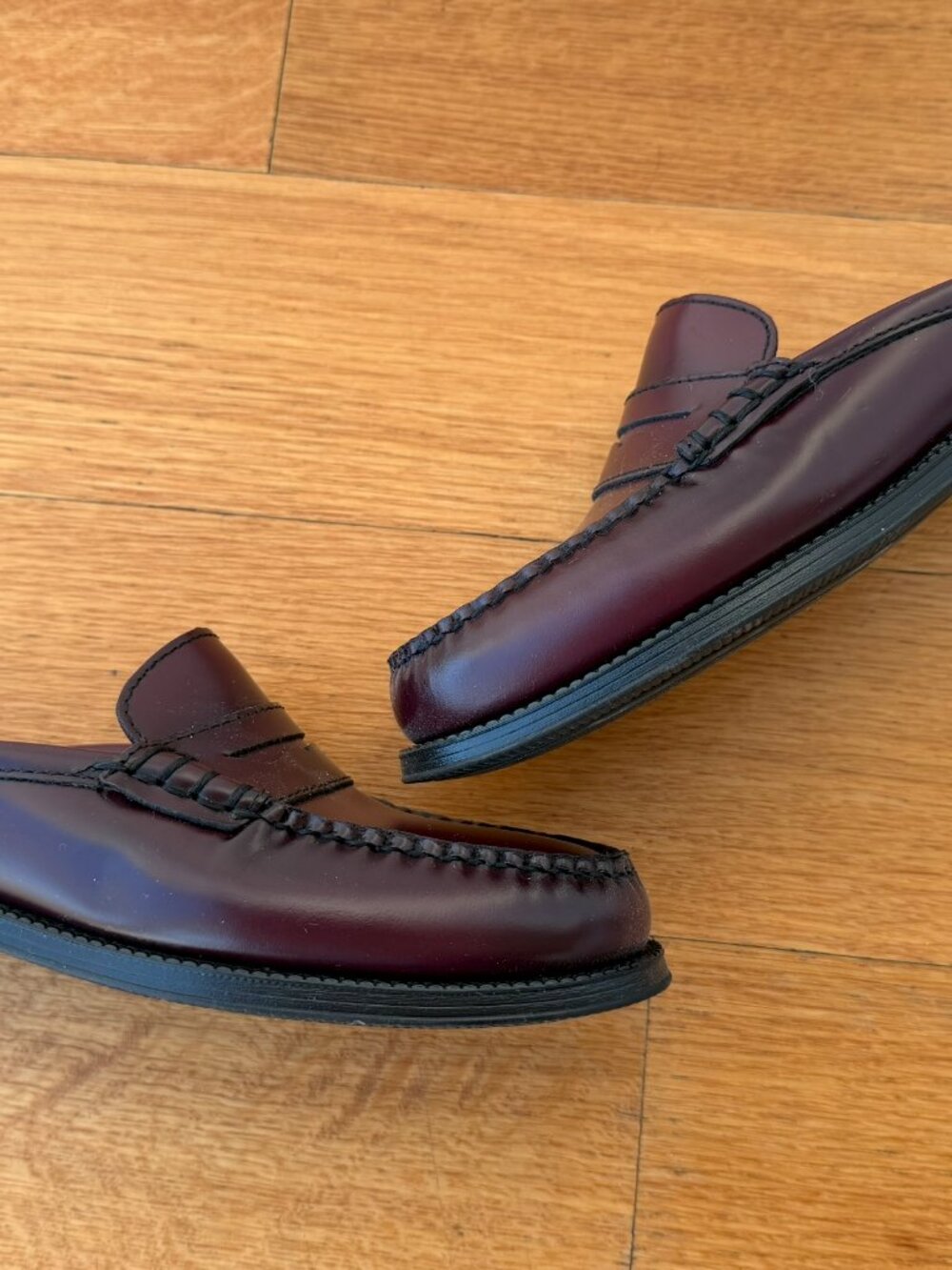 Gh Bass Wynn Easy Penny Loafer Mules (6, WINE) - Picture 5 of 10